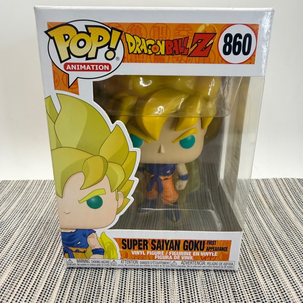 Funko Pop Dragon Ball Z Super Saiyan Goku First Appearance 860 Vinyl Figure DBZ
